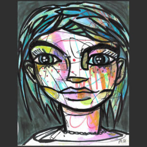 156 - Visage traversé