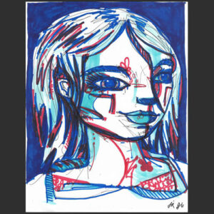 185 - Bleu, rouge, battement