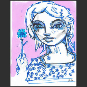 231 - Fleur tenue, cœur ouvert